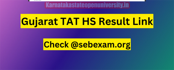 Gujarat TAT HS Result 2023