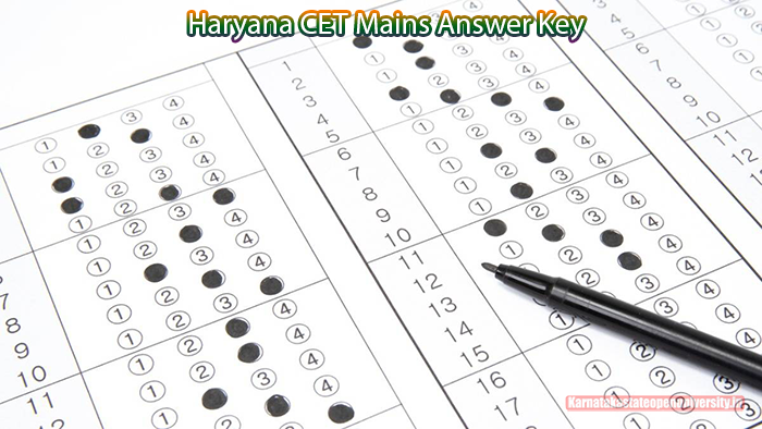 Haryana CET Mains Answer Key