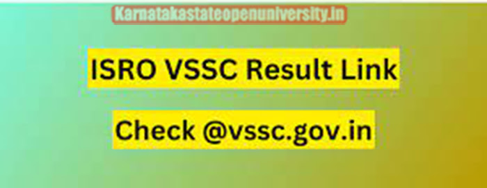 ISRO VSSC Result 
