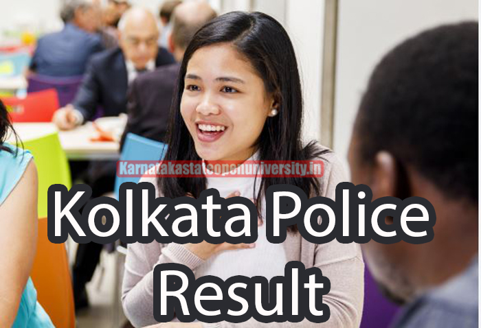 Kolkata Police Result