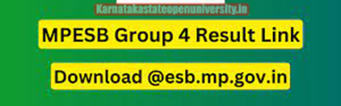 MPESB Group 4 Result 2023 Details