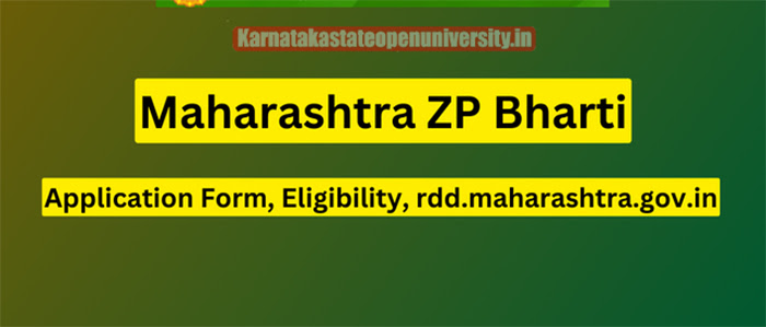 Maharashtra ZP Bharti 