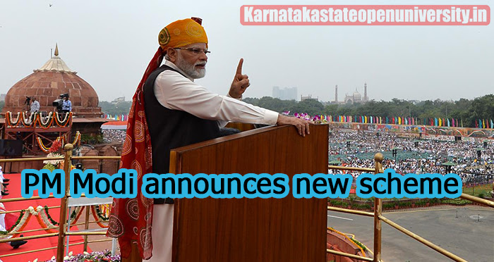 PM Modi announces new scheme