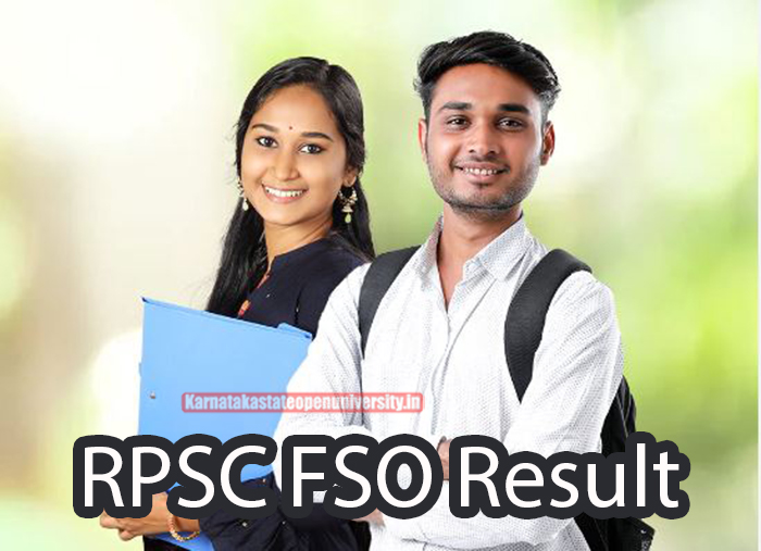 RPSC FSO Result