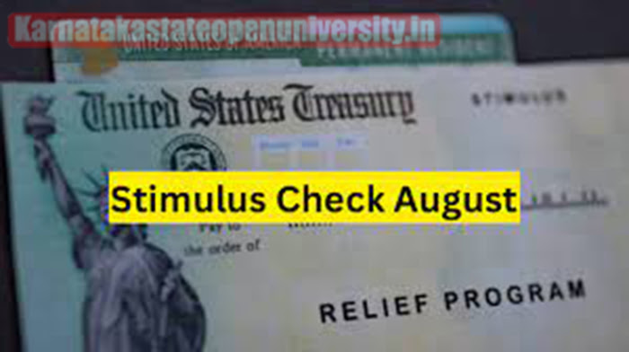 Stimulus Check August 2023