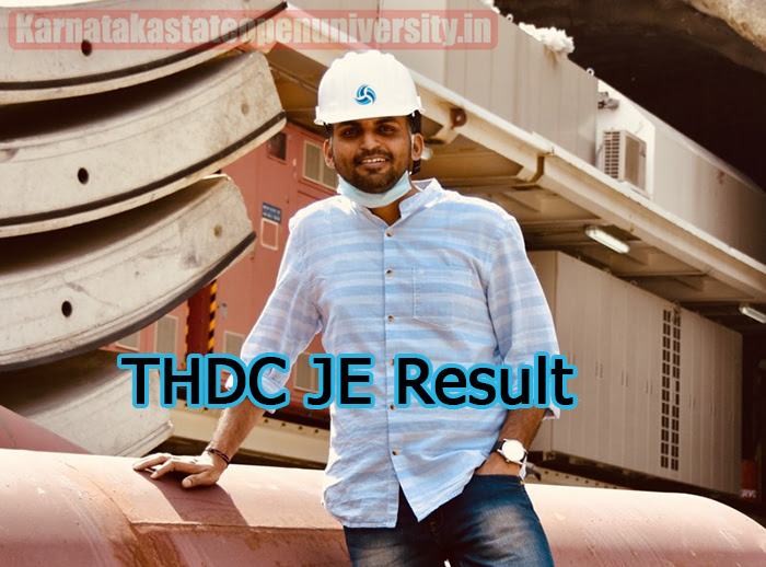 THDC JE Result 2023