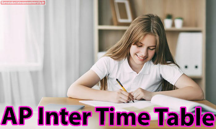 AP Inter Time Table