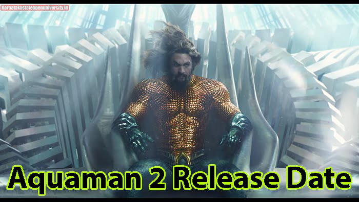Aquaman 2 Release Date
