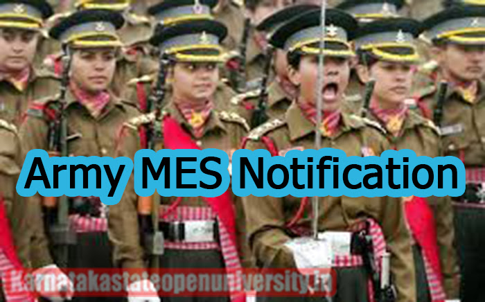 Army MES Notification 2023