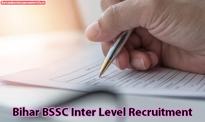 Bihar BSSC Inter Level Recruitment