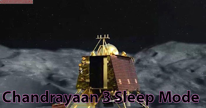 Chandrayaan 3 Sleep Mode