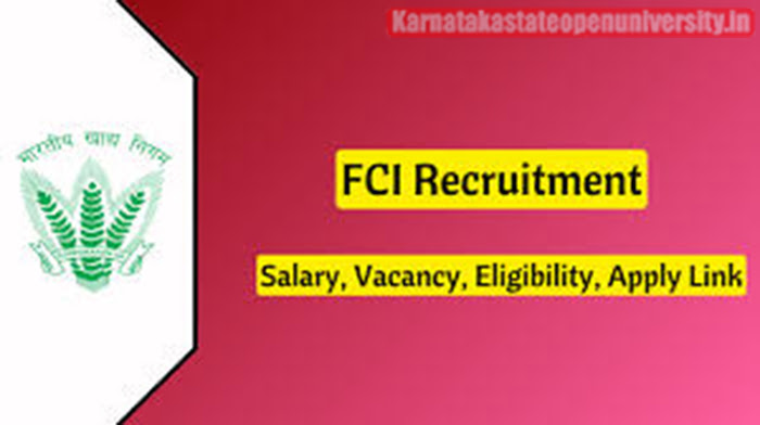 FCI Recruitment 2023 