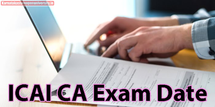 ICAI CA Exam Date