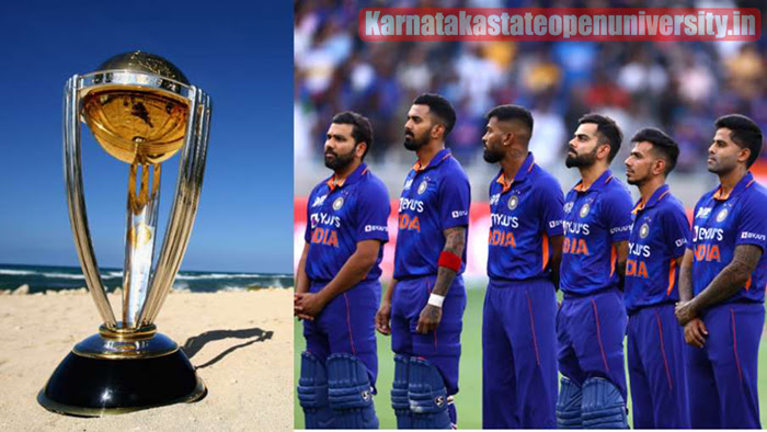 India ODI World Cup 2023