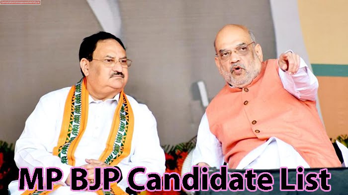 MP BJP Candidate List