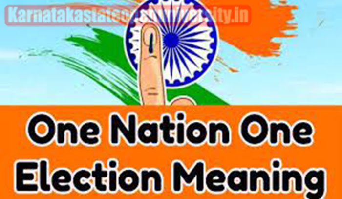 One Nation One Election Meaning
