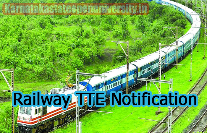 Railway TTE Notification 2023