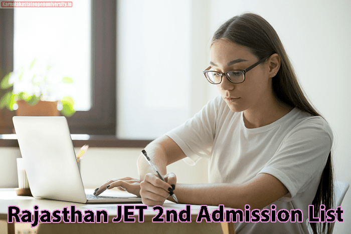 Rajasthan JET 2nd Admission List