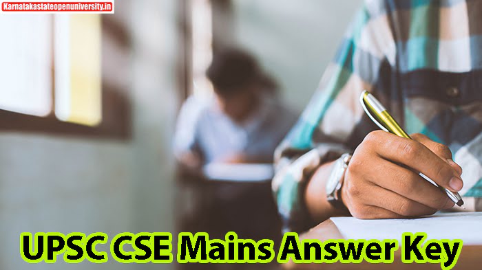 UPSC CSE Mains Answer Key