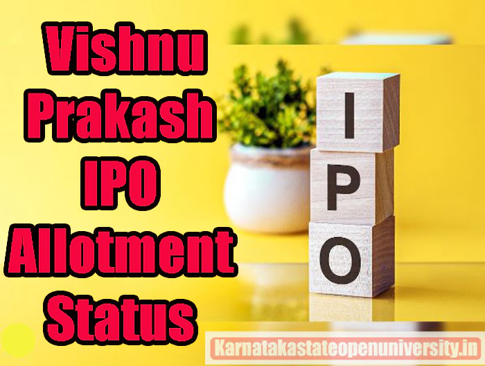 Vishnu Prakash IPO Allotment Status