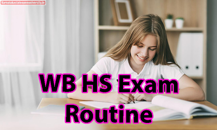 WB HS Exam Routine