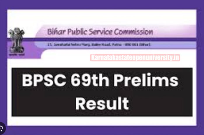 BPSC 69th CCE Prelims Result