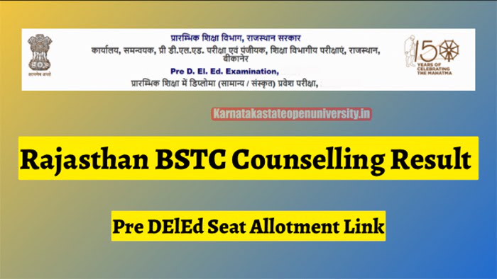 BSTC Counselling Result