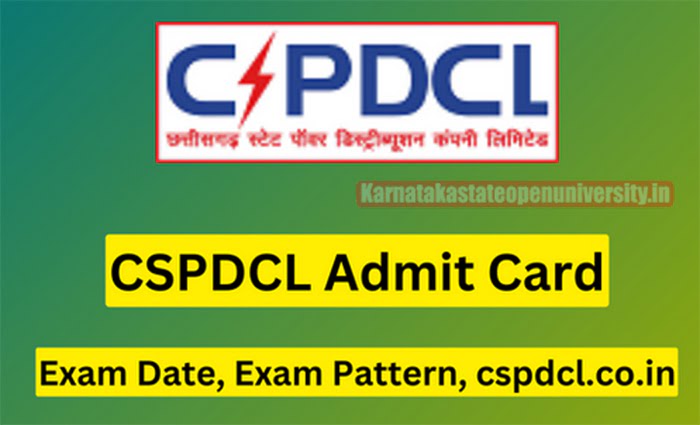 CSPDCL Hall Ticket