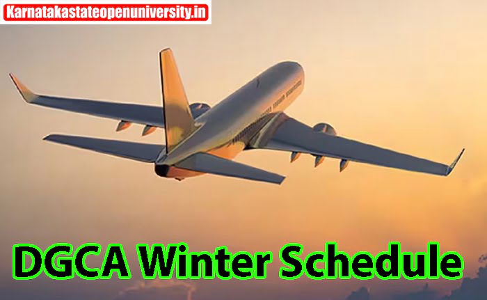 DGCA Winter Schedule