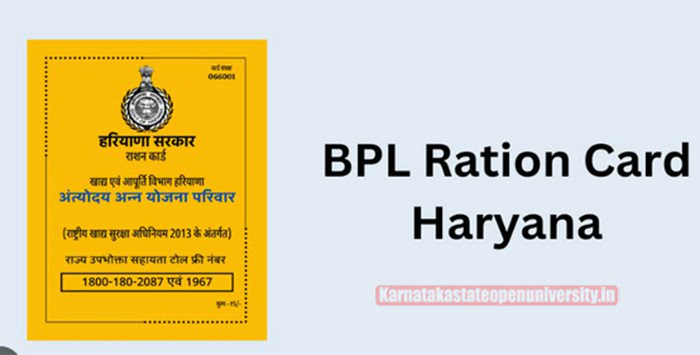 Haryana BPL Ration Card Apply
