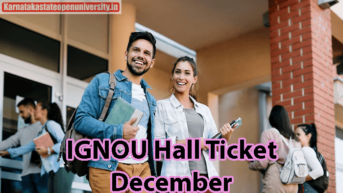 IGNOU Hall Ticket December
