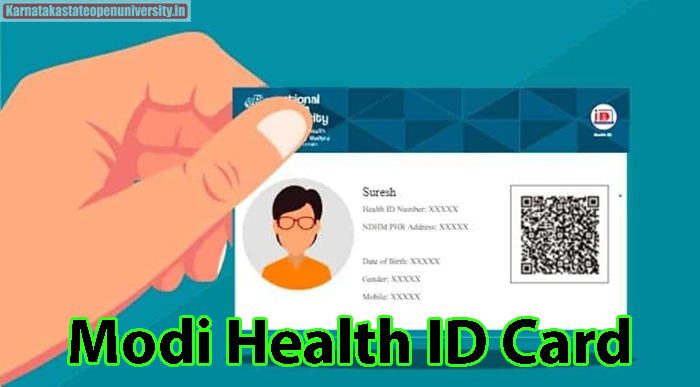 Modi Health ID Card