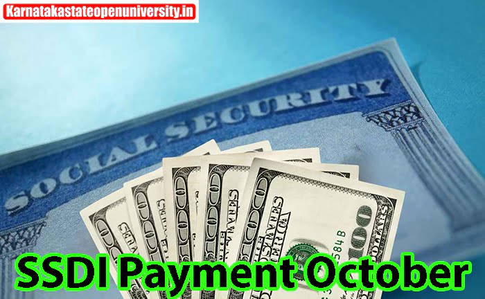 SSDI Payment October