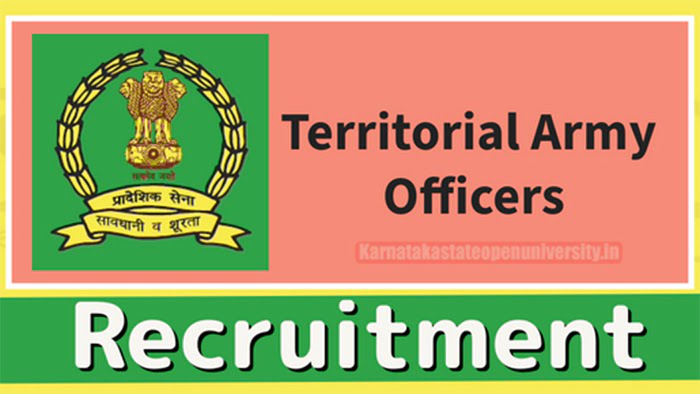 Territorial Army Officer Notification
