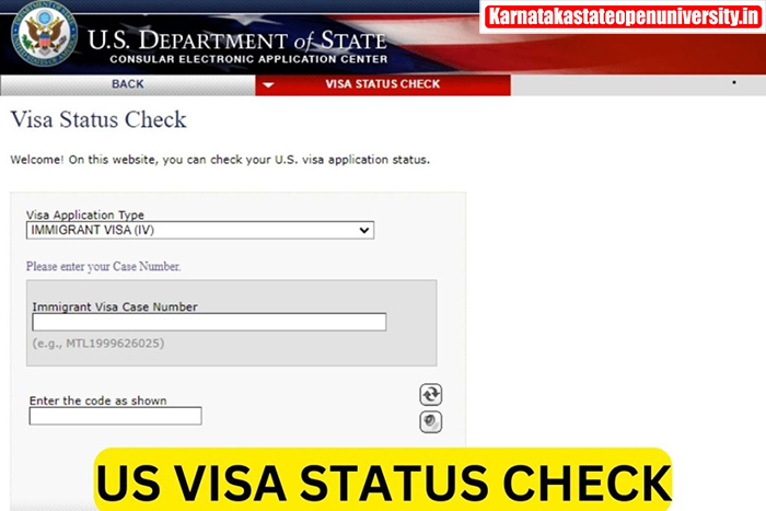 US Visa Status Check