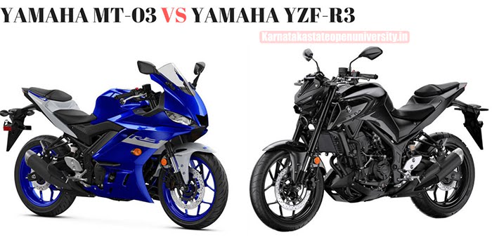 Yamaha R3 and MT-03 