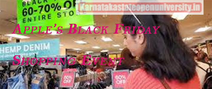 Apple’s Black Friday Shopping Event
