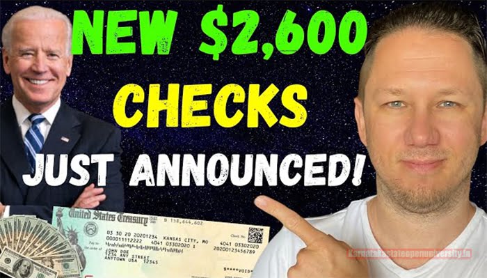 New $2600 Stimulus Check Approved