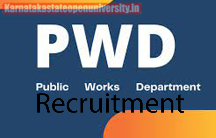 PWD Recruitment 2024