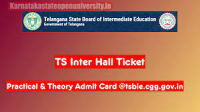 TS Inter Practical Hall Ticket 2024