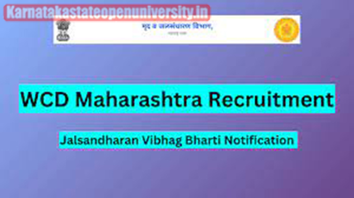 WCD Maharashtra Recruitment 2024
