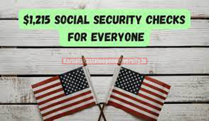 $1,215 Social Security Checks 2024