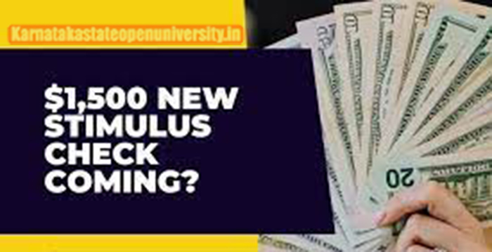 $1,500 New Stimulus Check Coming
