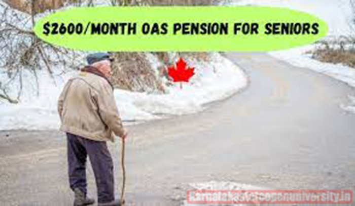 $2600 OAS Pension Feb 2024