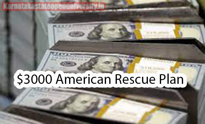 $3000 American Rescue Plan 2024