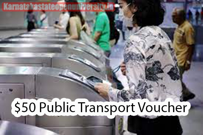 $50 Public Transport Voucher 2024