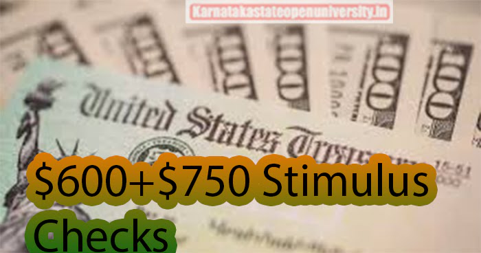 $600+$750 Stimulus Checks