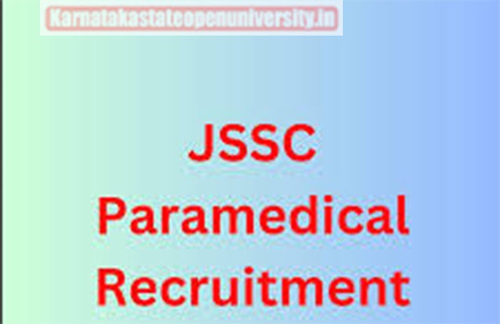 JSSC Paramedical Vacancy