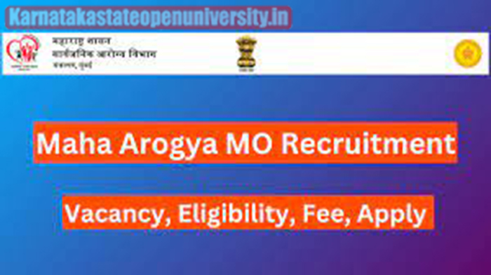Maha Arogya MO Recruitment 2024