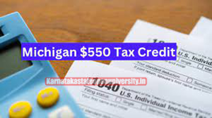 Michigan $550 Tax Credit